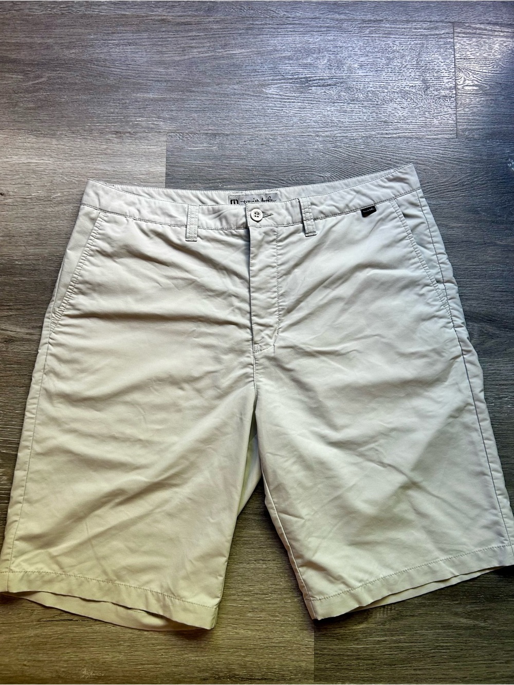 Travis Mathew’s Tan Golfing Shorts Size 36 Waist
